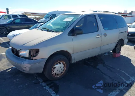 2000 Toyota Sienna Le z USA, uszkodzony, nr VIN 4T3ZF13C8YU227851
